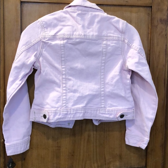 Gap Kids PINK 1969 Jean Denim Jacket large sz 10 - Picture 3 of 4